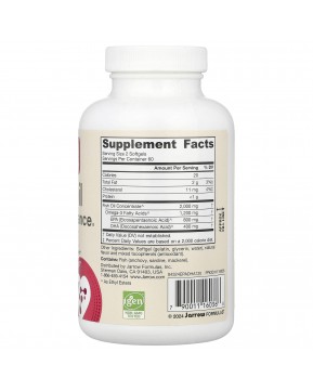 Jarrow Formulas, ЭПК-ДГК баланс, 120 капсул